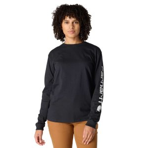 Women's Dearborn Loose LS Logo T-Shirt