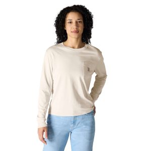 Women's TENCEL&trade; Fiber Series Loose Fit Long-Sleeve Crewneck Pocket T-Shirt