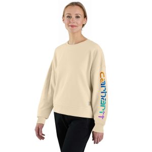 Women's TENCEL&trade; Fiber Series Loose Fit Sleeve Graphic Sweatshirt