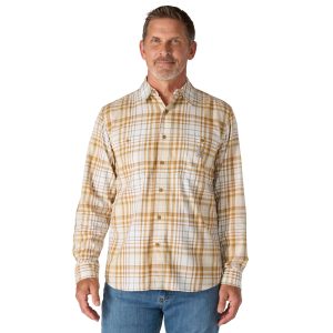 Rugged Flex&trade; Relaxed Fit Lightweight Long-Sleeve Plaid Shirt