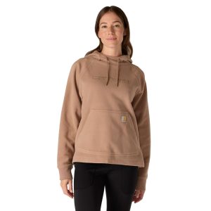 Women's Carhartt Force&reg; Oversized-Fit Fleece Hooded Sweatshirt