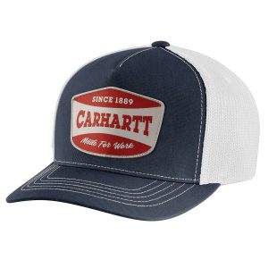 Canvas Mesh-Back Patch Cap
