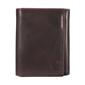Oil Tan Leather Trifold Wallet