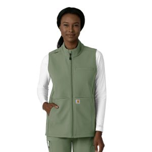 Women's Rugged Flex&reg; Bonded Fleece Scrub Vest