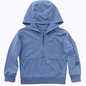 Kids' Long Sleeve Re-Engineered Garment Dye Half-Zip Sweatshirt(Baby/Toddler)
