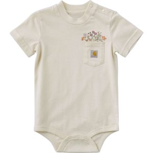Girls' Short Sleeve Garden Pocket Bodysuit (Baby)