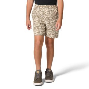 Boys' Elastic Waistband Rugged Flex&trade; Ripstop Camo Short (Child)