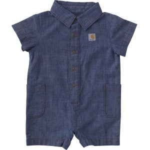 Boys' Short Sleeve Chambray Romper (Baby)