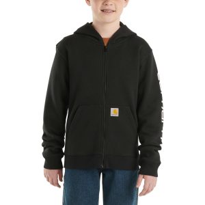 Boys' Long-Sleeve Full Zip Logo Sweatshirt (Child/Youth)