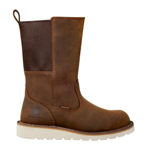 Women's Waterproof 10" Steel Toe Wellington Wedge Boot