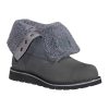 Women's 8" Waterproof Insulated Wedge Fold Down Winter Boot