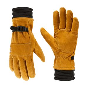 Sherpa-Lined Leather Glove