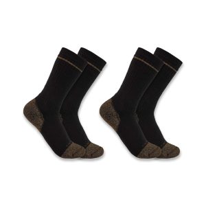 Midweight Cotton Blend Steel Toe Boot Sock 2-Pack