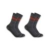 Women's Heavyweight Synthetic-Wool Blend Crew Sock 2-Pack