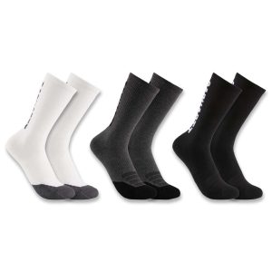 Midweight Cotton-TENCEL&trade; Logo Crew Sock 3 Pack