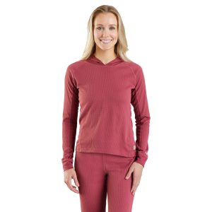 Women's Carhartt Force&reg; Midweight Micro-Grid Base Layer Hoodie